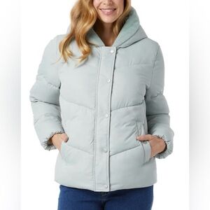 32 Degrees Heat Women’s Puffer Jacket Green Size Large